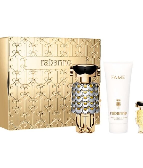 Kvepalų rinkinys moterims: Paco Rabanne ,,Fame”  EDP