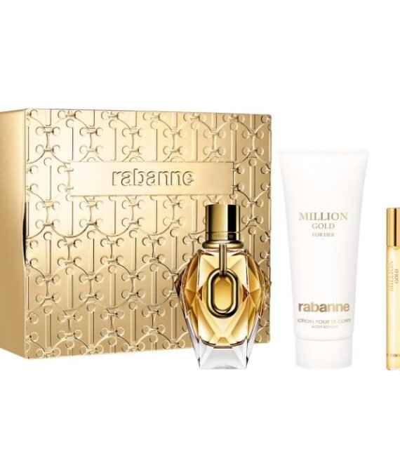 Kvepalų rinkinys moterims: Paco Rabanne  ,, Million Gold” EDP